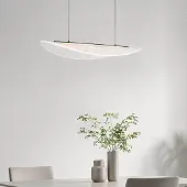 LumenXL Design hanglamp Flectra met 3-staps dimbare LEDs en rasterpatroon - zwart