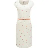 Ragwear Zomerjurk 'Lilithe Youmodo' ivoor / lichtgroen / donkeroranje / pink