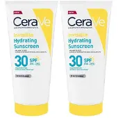 CeraVe Sun Crème Solaire Hydratante Invisible Spf30 2x75 ml Zonnecrème