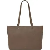 Fossil schoudertas Jessie Top Zip Tote Smoke donkerbruin
