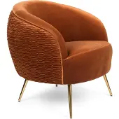Bold Monkey So Curvy fauteuil oranje