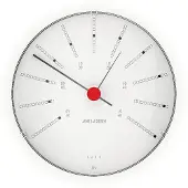 Arne Jacobsen Bankers Barometer 120 Mm - Tuinaccessoires Kunststof White - 43686