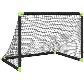 vidaXL Kindervoetbaldoel inklapbaar 90x64x64 cm zwart