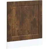 vidaXL Vaatwaspaneel Porto 60x1,5x57 cm bewerkt hout gerookt eiken