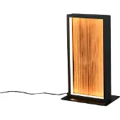 TRIO Tafellamp Kalea, dimbaar, hout licht, Woon-/ Eetkamer, Hout, tafellamp