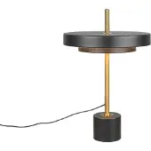 TRIO LED-tafellamp Keaton, dimbaar, zwart, Woon-/ Eetkamer, metaal, LED tafellamp