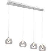TRIO Hanglamp Flynt 4-lichts chroom