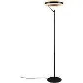 TRIO Design vloerlamp Dios zwart