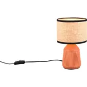 TRIO Tafellamp Formentera Ø 16cm terracotta