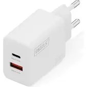 Digitus DA-10300 USB-oplader 20 W 1x USB-A, 1x USB-C Wit