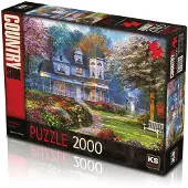 KS Games Puzzel Victorian Home – 2000 stukjes – 96 x 68 cm