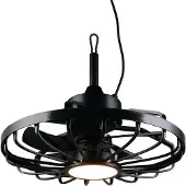 TRIO Zwarte Ventilator Oslo Ø 51cm
