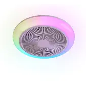 TRIO Design Ventilator Holmsund Wit Ø 46cm Met Rgb Functie