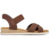 SKECHERS DESERT KISS-GOLDEN LILY Dames Sandalen - Bruin