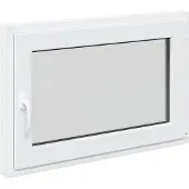 vidaXL Kelderraam RISOR 90 x 60 cm PVC en Glas Wit