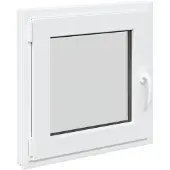 vidaXL Kelderraam RISOR 60 x 60 cm PVC en Glas Wit