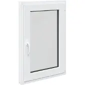 vidaXL Kleur binnenkant kelderraam Wit RISOR 60 x 90 cm