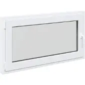 vidaXL Kelderraam RISOR 110 x 60 cm PVC en Glas Wit