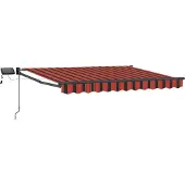 vidaXL Handbediende luifel met LED's 3,5 x 2 m
