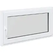 vidaXL Kelderraam RISOR 110 x 50 cm PVC en Glas Wit