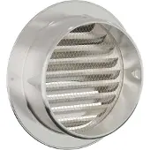vidaXL Luchtventilatieroosters 8 st Zilver 150 mm Roestvrij staal