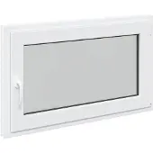 vidaXL Kelderraam RISOR 100 x 70 cm PVC en Glas Wit