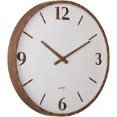 Karlsson Detalle Wandklok | Ø50.8cm | Warm grijs