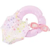 Götz Poppentoebehoren - Zwemkleding/Zwembril/Zwemband - - OneSize - Poppen Accessoires