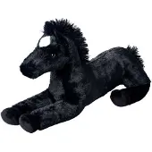 Simba Toys plush Liggend Paard - Zwart pluche knuffel van 60 cm