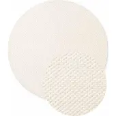 Elle Decoration Lyon rond wollen vloerkleed Beans Naturel/Crème - Rond 160 Ø - (M)