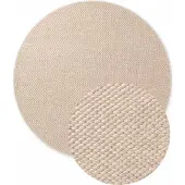 Elle Decoration Lyon rond wollen vloerkleed Beans Naturel/Beige - Rond 200 Ø - (L)