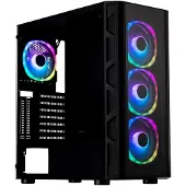 SMX Chest TG - Mid Tower Behuizing ATX Tempered Glass Zwart