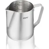 GEFU BARISTA Opschuimbeker - 350 ml - RVS Melkkan voor Latte Art