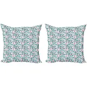 Abakuhaus Fruit kussenhoezen-set – 2x45x45 – dubbelzijdig – multicolor