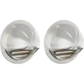 vidaXL Luchtventilatieroosters 2 pcs Zilver 150 mm Roestvrij staal