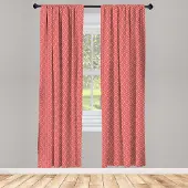 Abakuhaus Raambekleding – 2 Panelen 75x225 cm – Koraal Crème Zalm