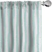 Abakuhaus 2x Gordijnen – 75x175 cm – Seafoam-wit microvezel