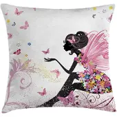 Abakuhaus Vlinder-kussenhoes – 45x45 cm – dubbelzijdig bedrukt