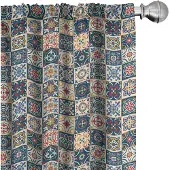 Abakuhaus Gordijnen – Marokkaanse 2-delige set 75x225 cm – Microvezel