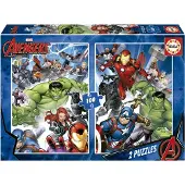 Educa - puzzel - 2 x 100 stuks - Avengers
