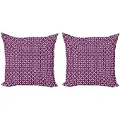 Abakuhaus Kussenhoezen Geometrisch – 2x50x50 cm – Diamantpatroon