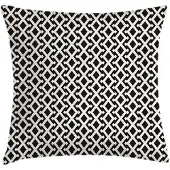 Abakuhaus visgraatkussenhoes – dubbelzijdig – 50x50 cm – ivoor/koksgrijs