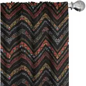 Abakuhaus – Azteekse gordijnen – 2x75x225 cm – microvezel