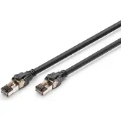Digitus RJ45-RJ45 patchcord, Cat. 8.1, S/FTP, AWG 24/7, LSOH, 3 m, zwart