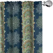 Abakuhaus – Gordijnen 2x75x175 cm – Microvezel, Lichtverduisterend, Veelkleurig