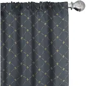 Abakuhaus Fleur De Lis Voorhangen – 2x75x175 cm – Microfiber – Halfdonker