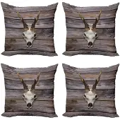 Abakuhaus Gewei-kussenhoes – 4×40×40 cm – dubbelzijdig bedrukt