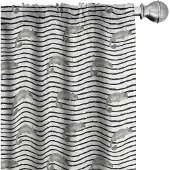 Abakuhaus Raamgordijnen Reptiel Strepen – 2x75x245 cm – Wit/Meerkleurig