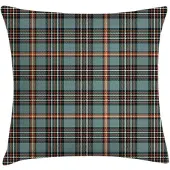 Abakuhaus Schottenkaro Kussenhoes – 40x40 cm – Tweezijdig bedrukt, Rits, Redwood Kadet-Blauw