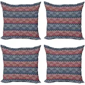 Abakuhaus Kussenhoes Set – Nordisch Retro – Dubbelzijdige druk – 40x40 cm